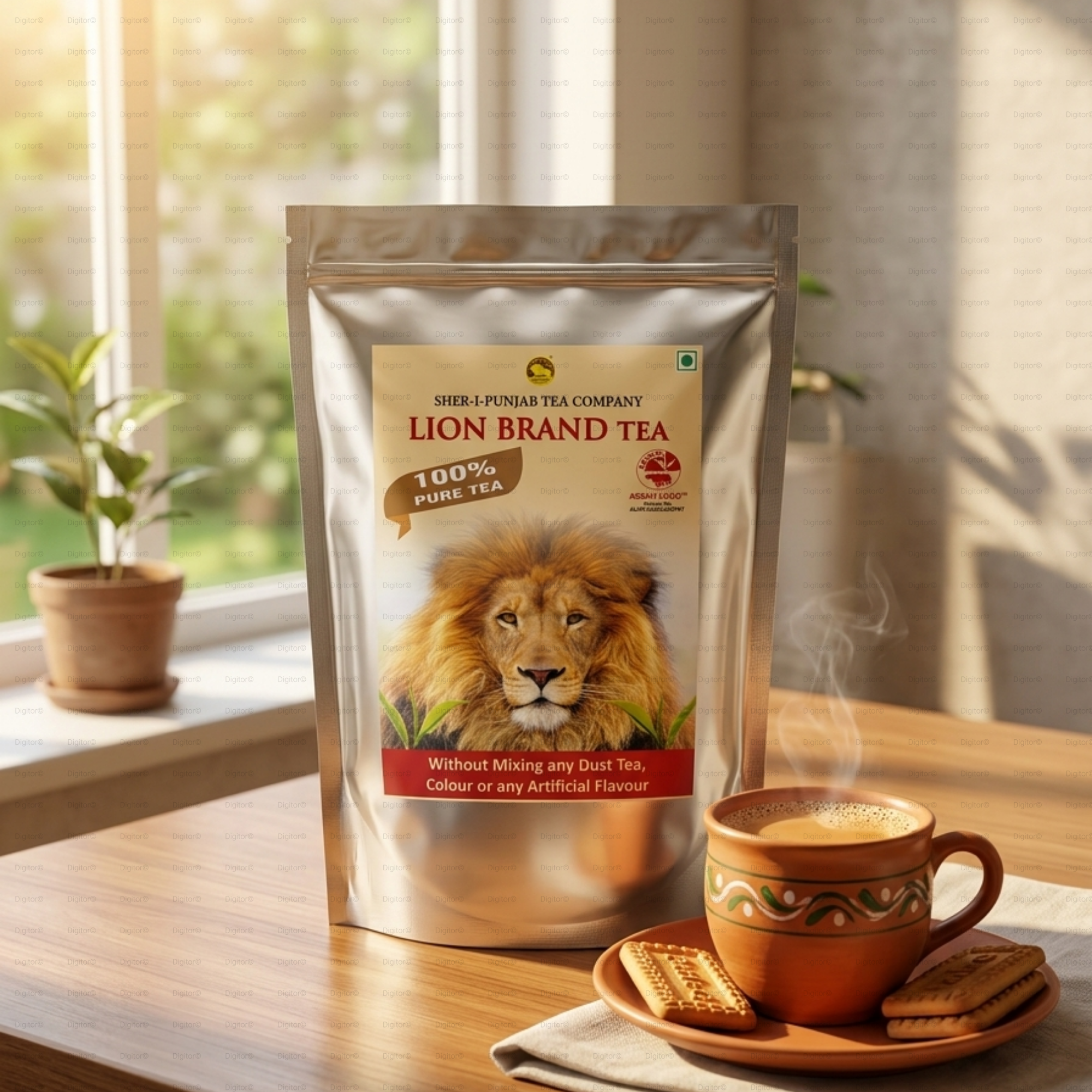 Lion Brand Tea – 100% Pure CTC Black Tea (500g) - Image 3